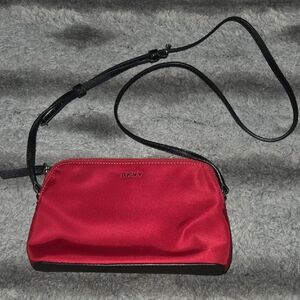 DKNY Red and Black Crossbody Bag with Adjustable Strap (DISCOUNTED)